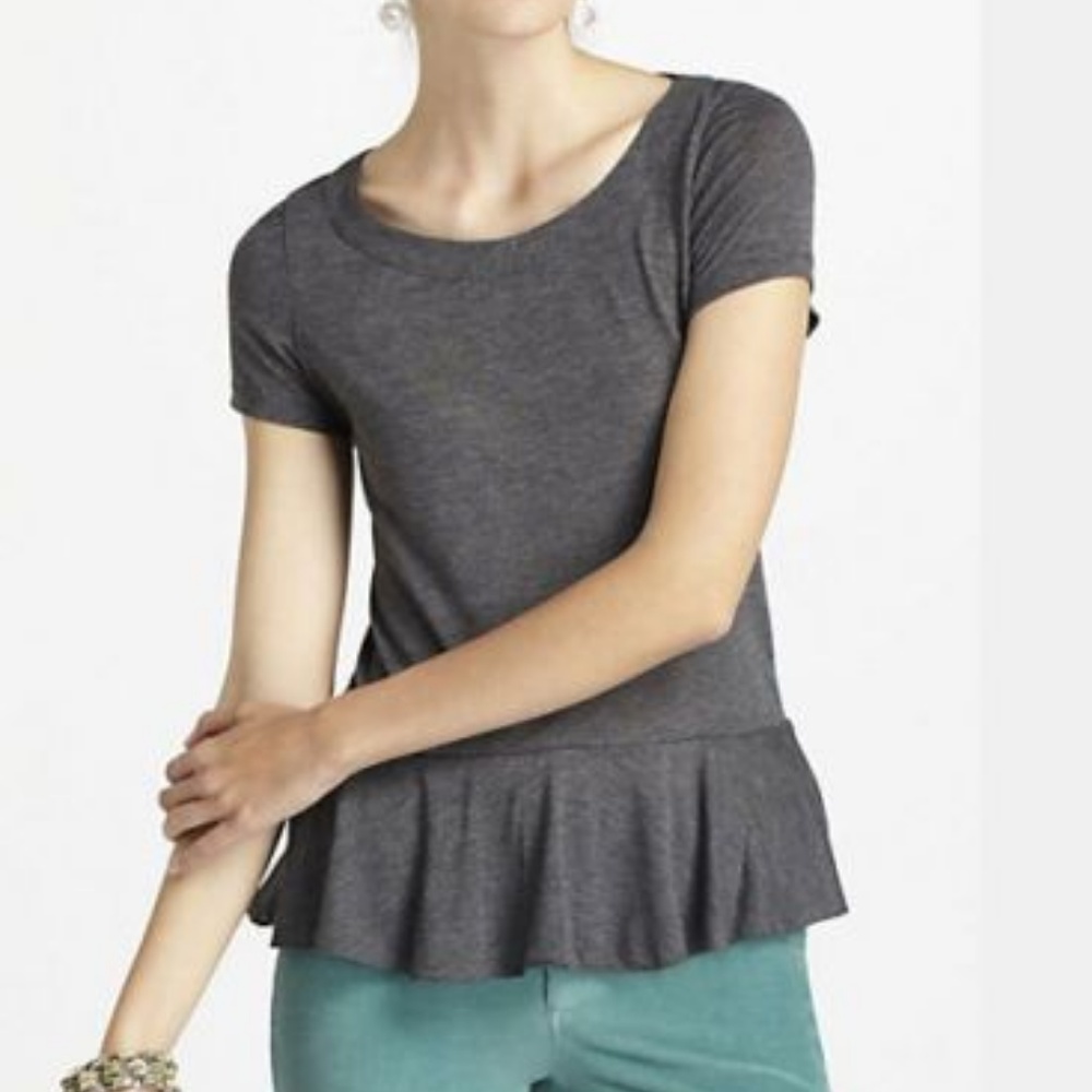 Anthropologie Pure + Good Peplum Top S